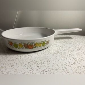 Vintage Corningware 8.5” Rangetoppers Spice of Life pan